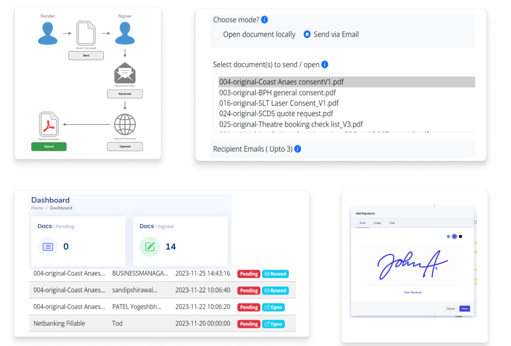 healthcare-clinic-esignature-custom-workflow-xcesslogic